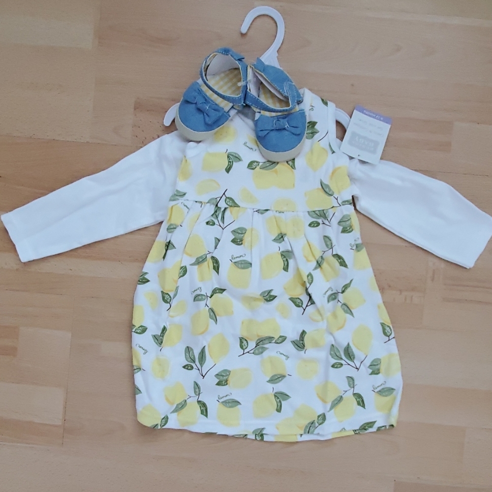 Full dress and cardigan set